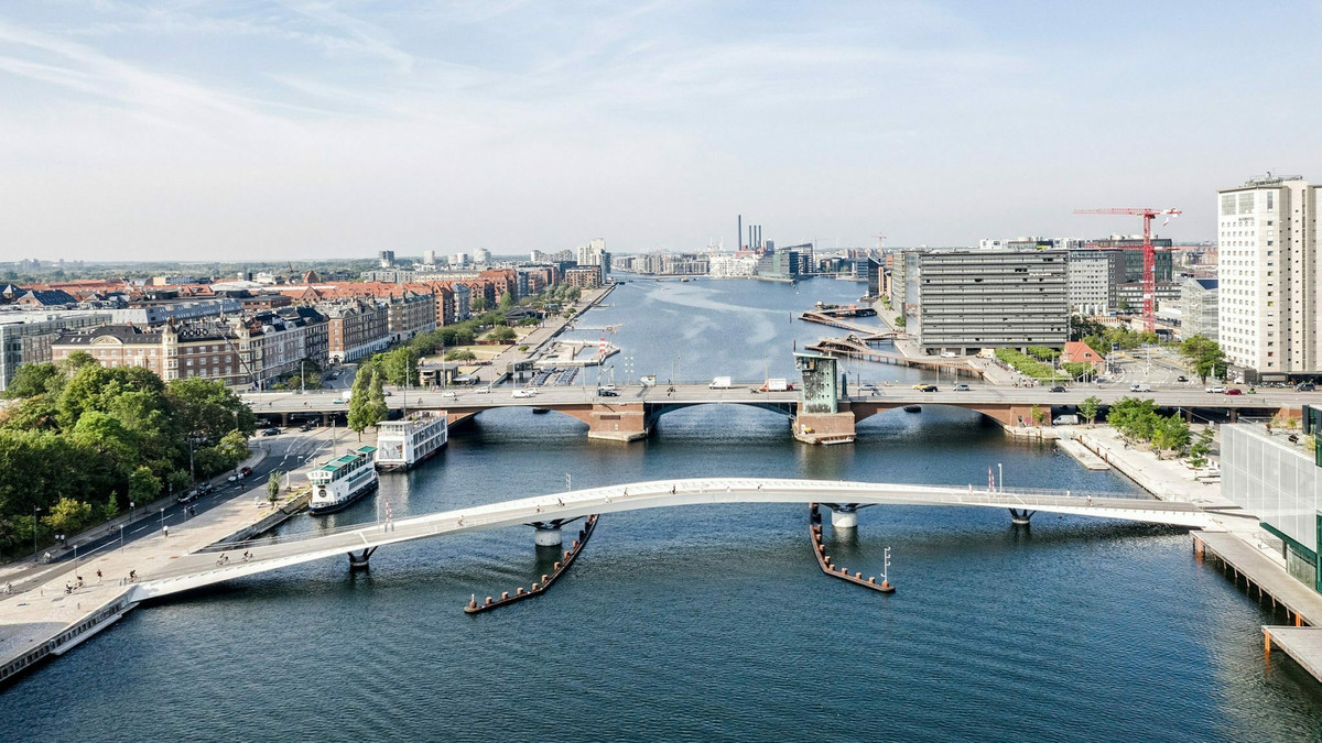 Розвідний міст Lille Langebro у Копенгагені - фото 1