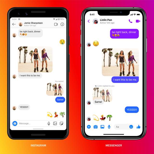 Facebook об'єднав чати Messenger і Instagram та додав нові функції: що змінилося - фото 428130