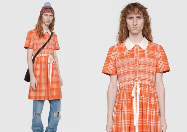 Модний будинок Gucci представив плаття для чоловіків: фото - фото 428637