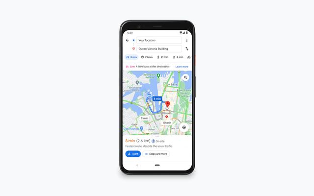 Карти Google у реальному часі будуть показувати завантаженість місць - фото 430508