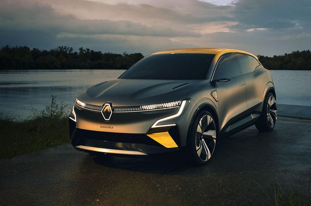 Французька компанія Renault представила концепт електричного Megane - фото 430572