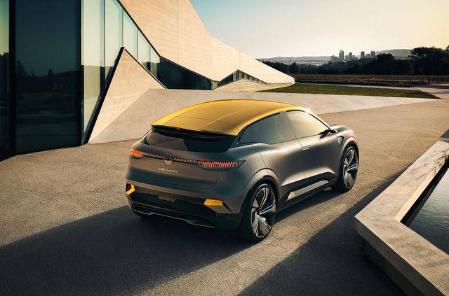 Французька компанія Renault представила концепт електричного Megane - фото 430573