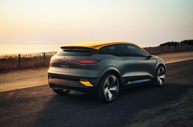 Французька компанія Renault представила концепт електричного Megane - фото 430575