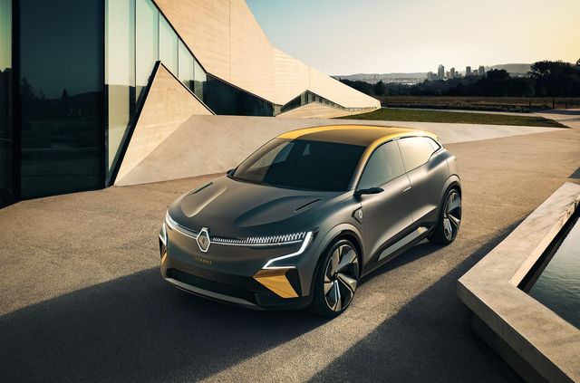 Французька компанія Renault представила концепт електричного Megane - фото 430578