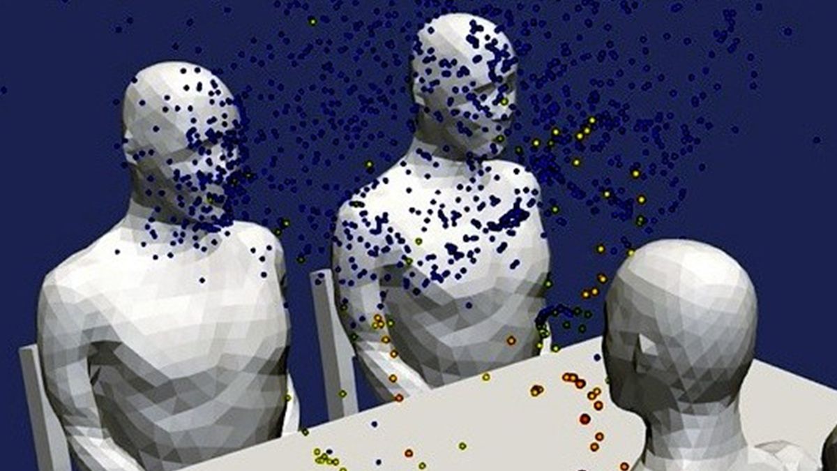 Учені з Японії змоделювали поширення Covid-19 за столом: де найбезпечніше місце (відео)