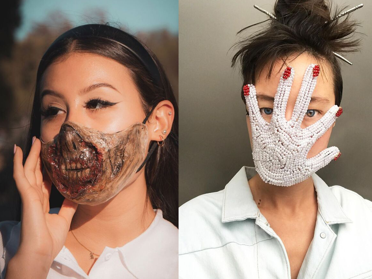 Хелловін під час пандемії: фото моторошних і крутих масок