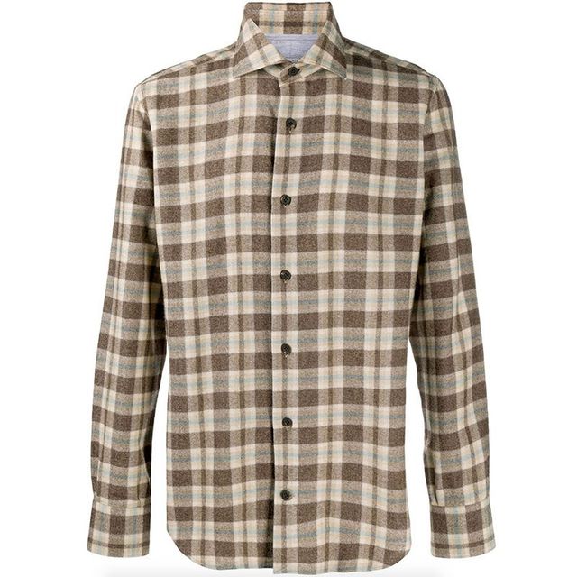 Чоловіча фланелева сорочка: 20 комфортних моделей для дому, роботи та подорожей - фото 431773