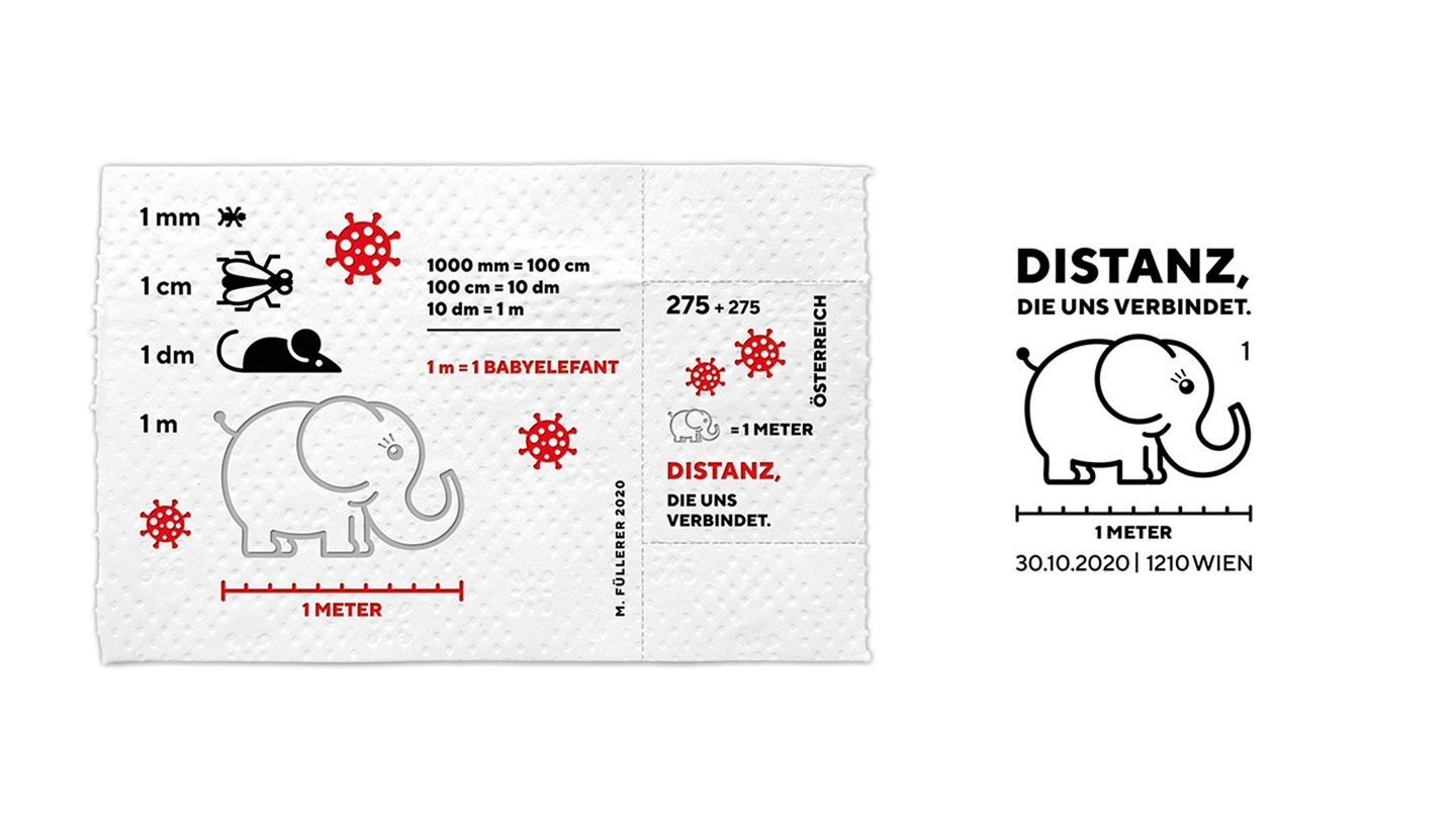 Австрійська пошта випустила марку з туалетного паперу, присвячену коронавірусу: фото