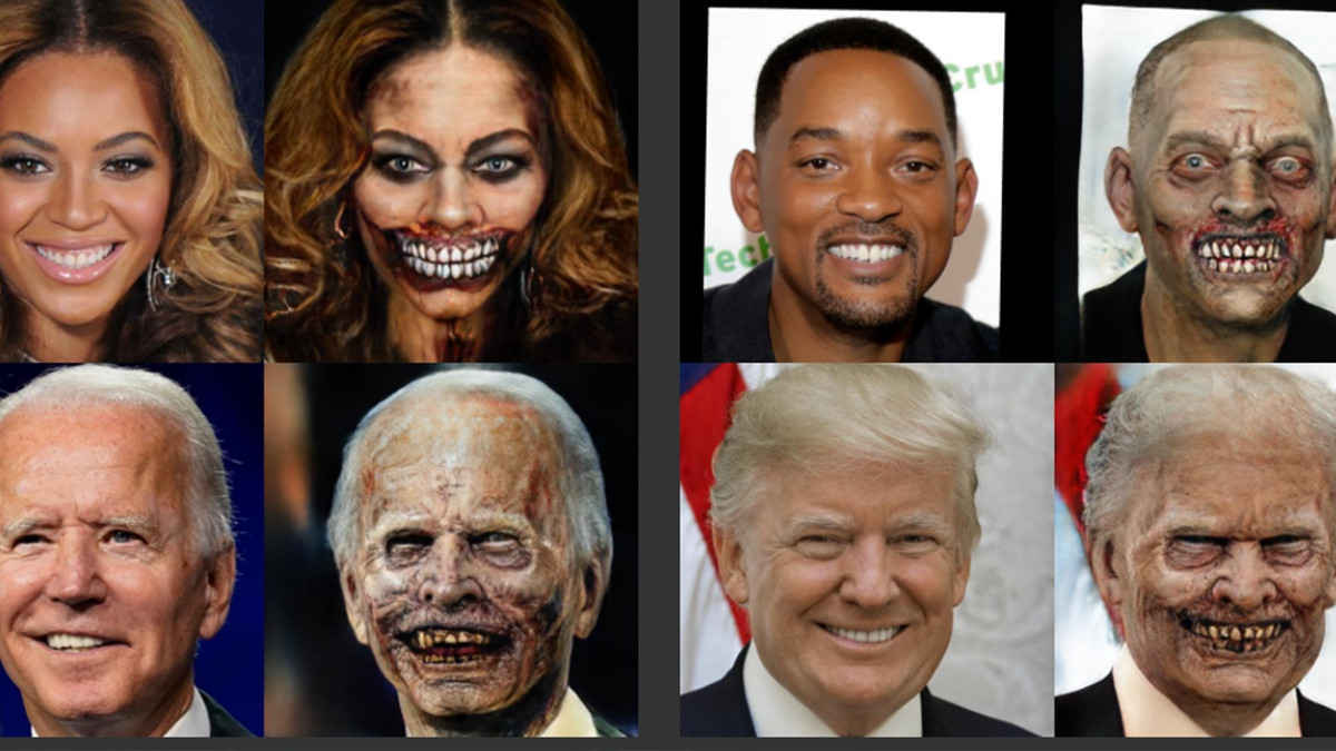 З'явився сайт, який перетворює людей на портретах у зомбі - фото 1