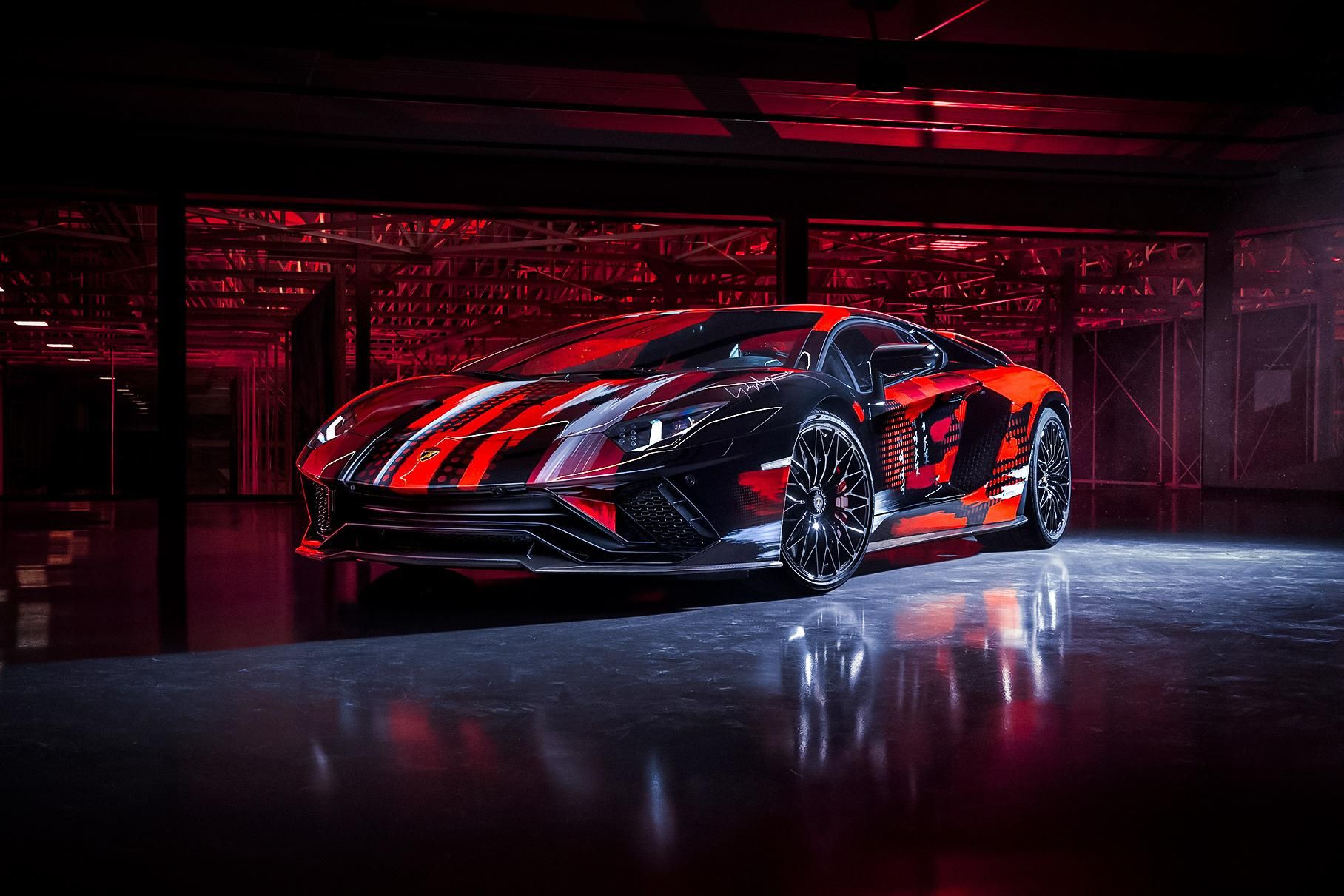 Японський дизайнер перетворив Lamborghini Aventador S на арт-об'єкт