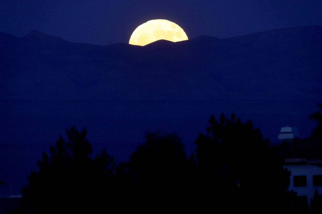 Блакитний місяць: вражаючі знімки унікального повного місяця - фото 433213