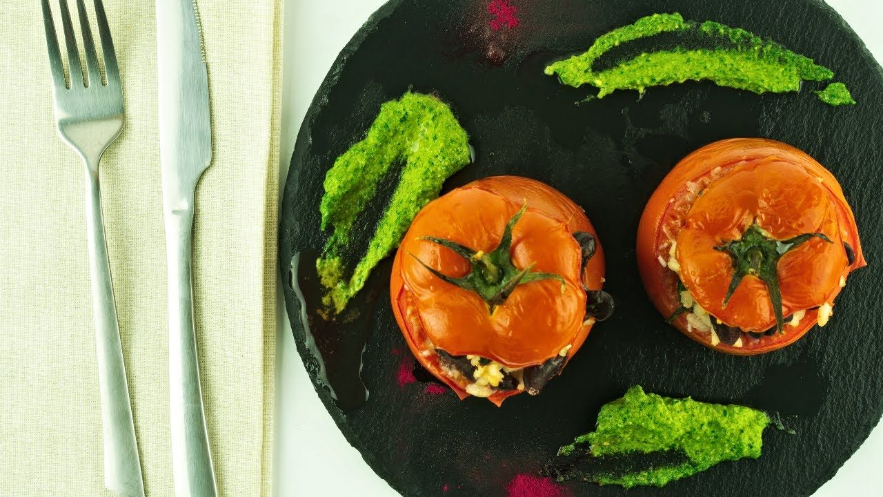 Помідори, фаршировані рисом - фото 1