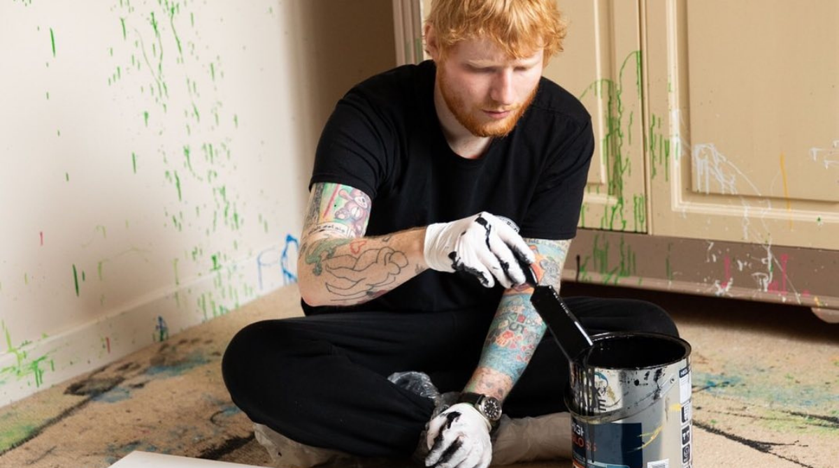 Новий Поллок: Ед Ширан продає свою картину