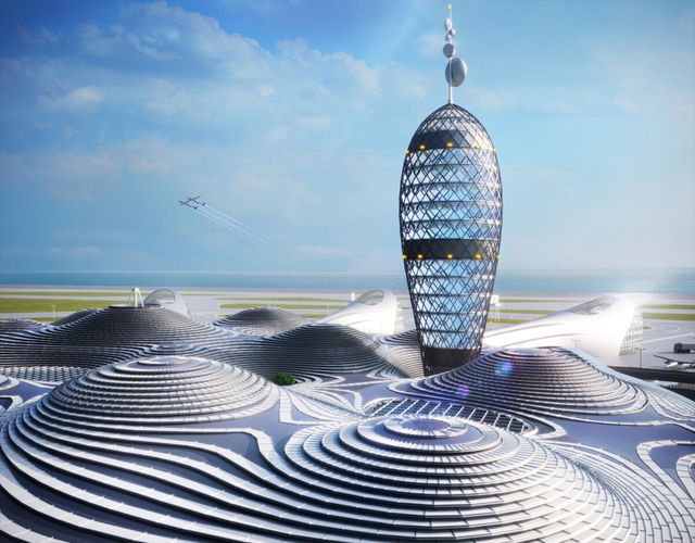 Японські архітектори показали туристичний космопорт майбутнього - фото 433982