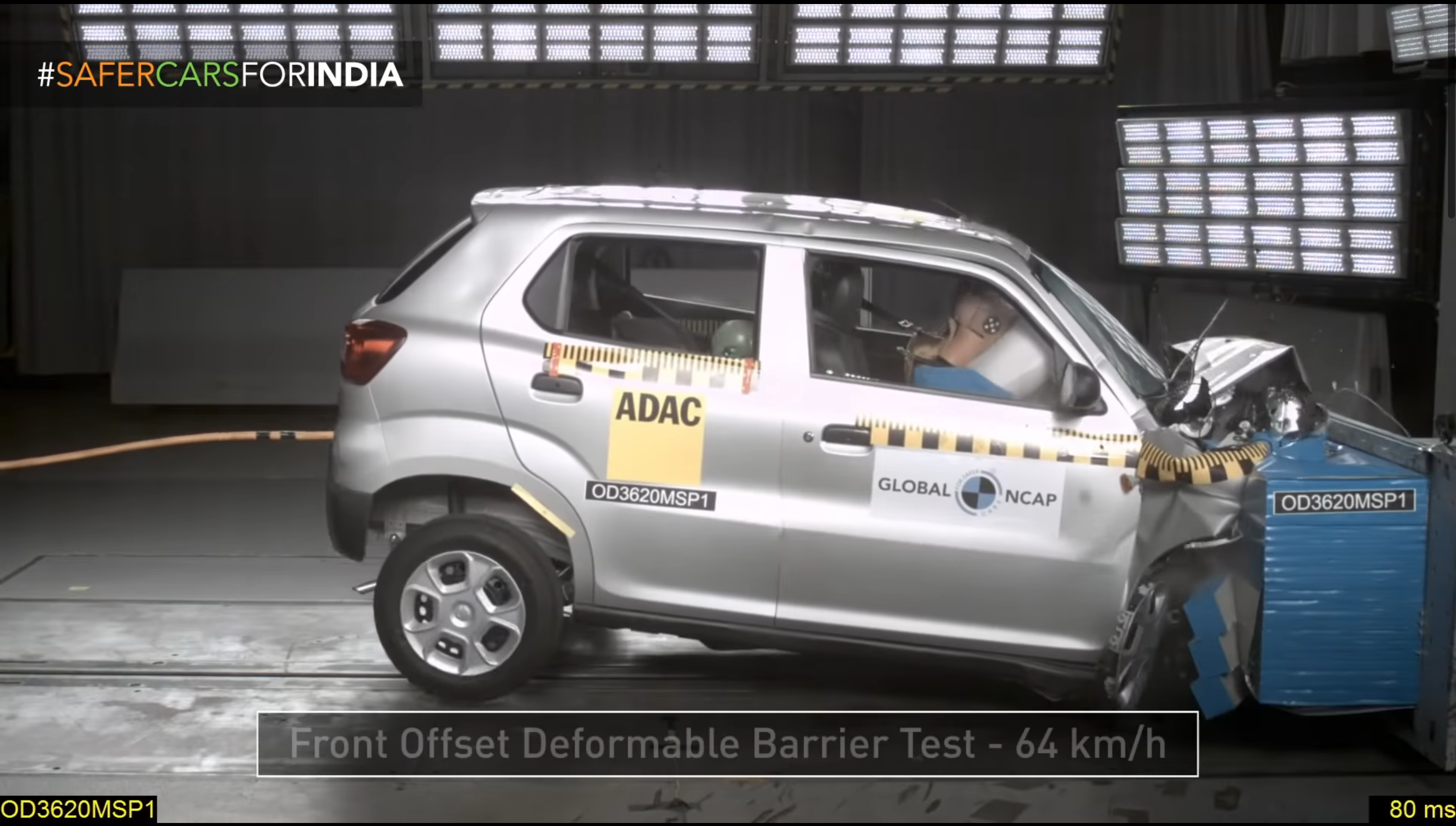 Як виглядає краш-тест автомобіля на нуль зірочок: відео