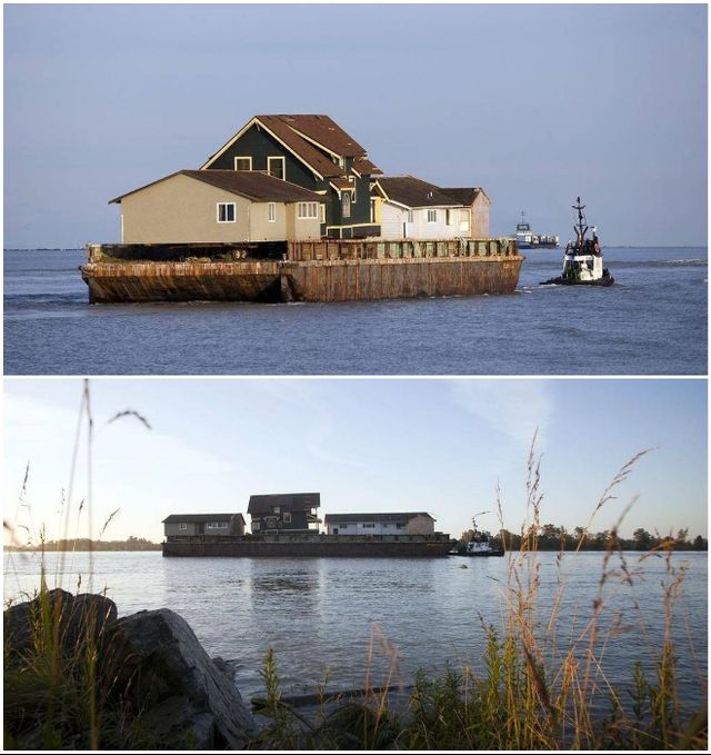 Дивіться, як у Канаді перевозили 100-річний будинок - фото 435006