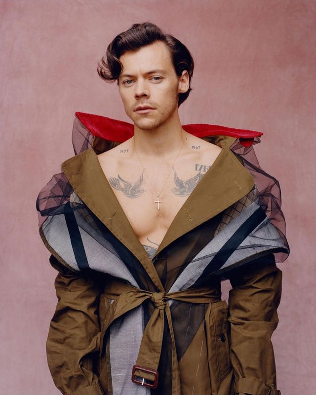 Гаррі Стайлс став першим чоловіком на обкладинці американського Vogue: сміливі фото - фото 435198