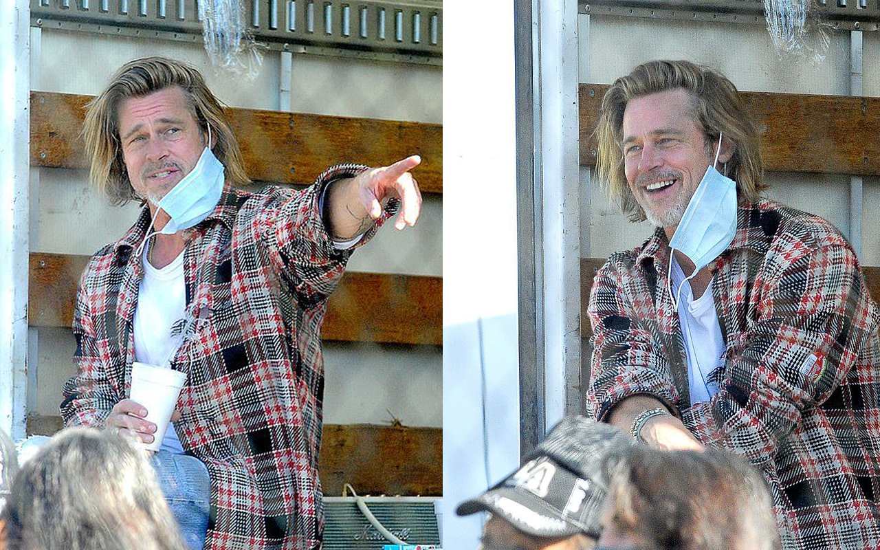 Бред Пітт у масці долучився до благодійної акції: милі фото та відео