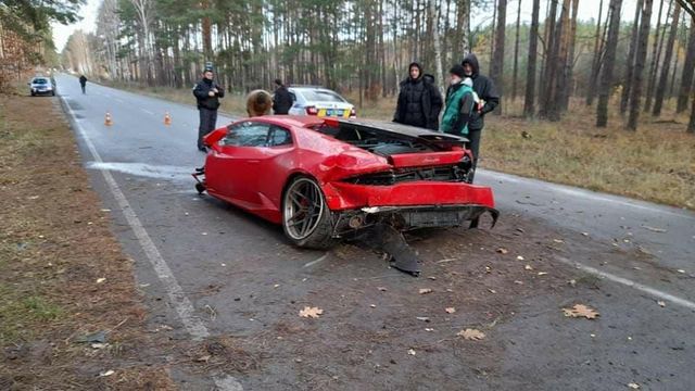 На зйомках фільму під Києвом розбили на шаленій швидкості спорткар Lamborghini: фото - фото 436358