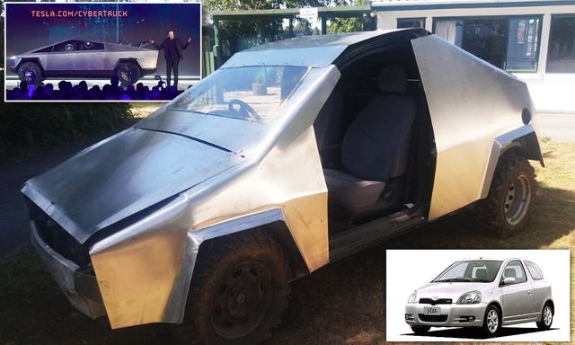 Жахливу копію Tesla Cybertruck на базі Toyota продали за 1000 доларів - фото 436944