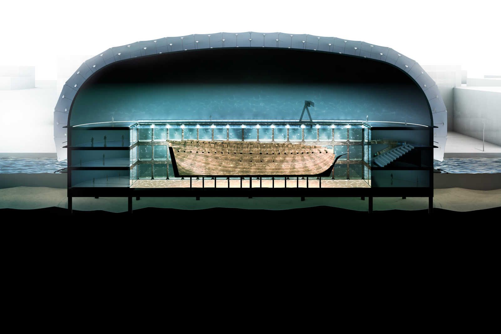 В Амстердамі з'явиться підводний музей корабля, що затонув