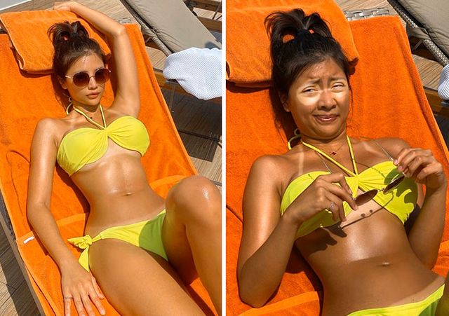 Модель весело показує, як відрізняється реальність від Instagram (фото) - фото 437103