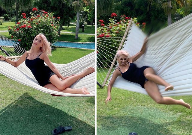 Модель весело показує, як відрізняється реальність від Instagram (фото) - фото 437107