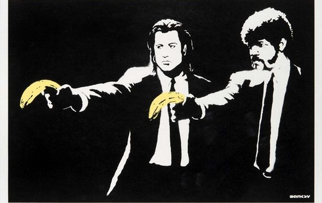 Пародію Бенксі на Кримінальне чтиво продали за купу грошей - фото 437275