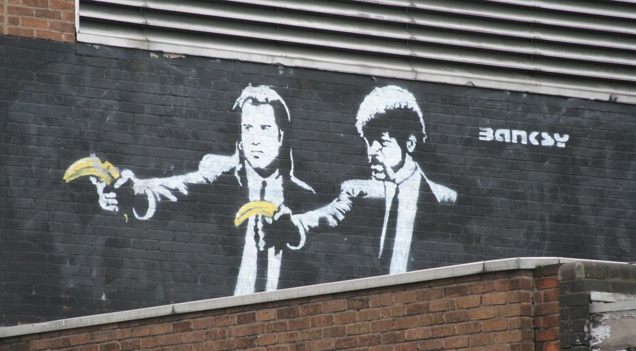 Пародію Бенксі на Кримінальне чтиво продали за купу грошей