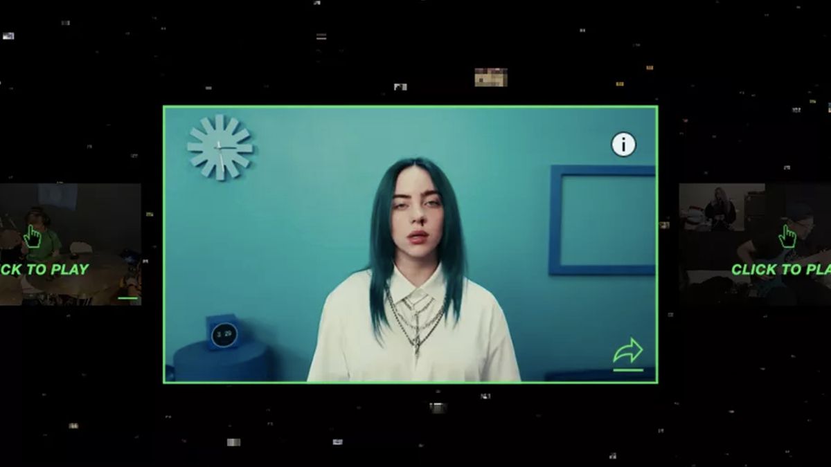 YouTube і Google створили перший "нескінченний" кліп до пісні Біллі Айліш Bad Guy