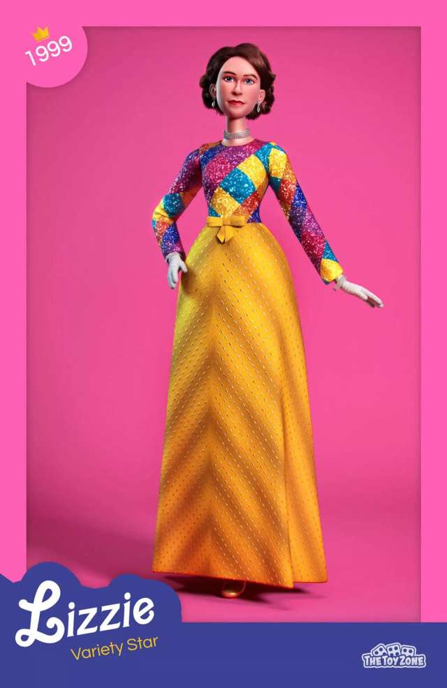 Єлизавета II перетворилася на ляльку Барбі: яскраві фото - фото 438811