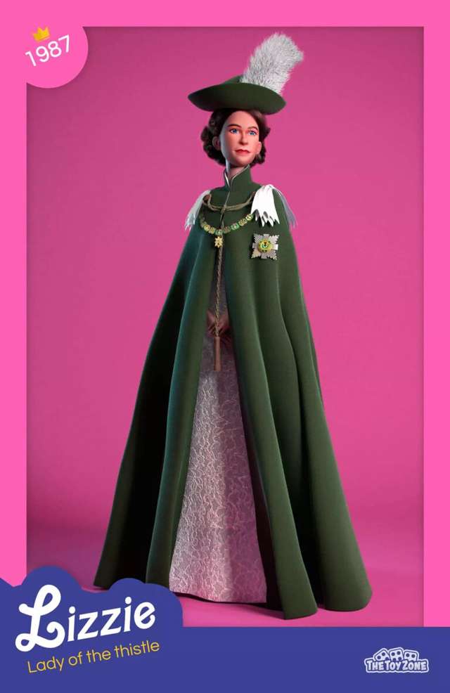 Єлизавета II перетворилася на ляльку Барбі: яскраві фото - фото 438816