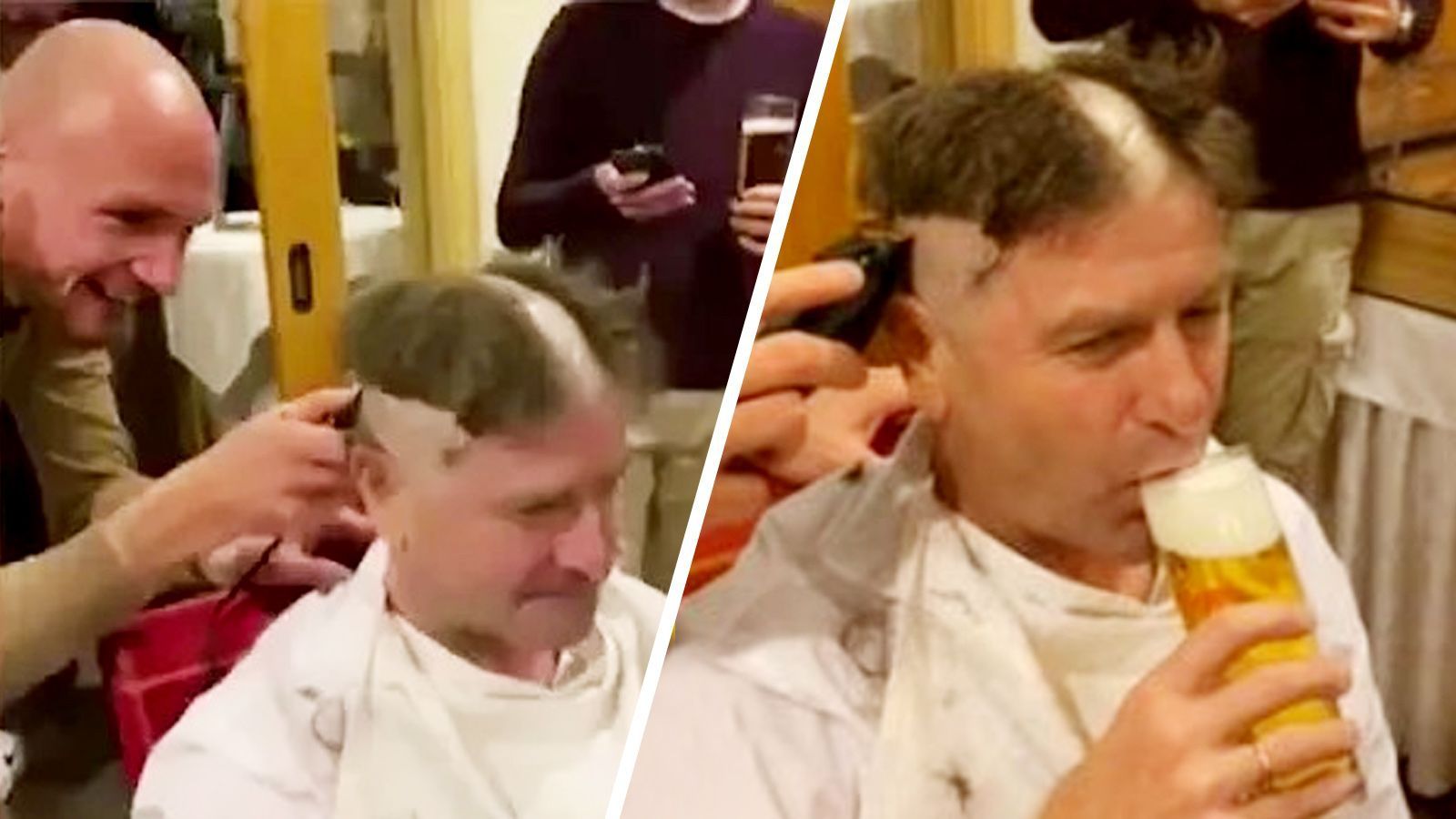 Воротар поголив наголо президента австрійського футбольного клуба через парі: відео