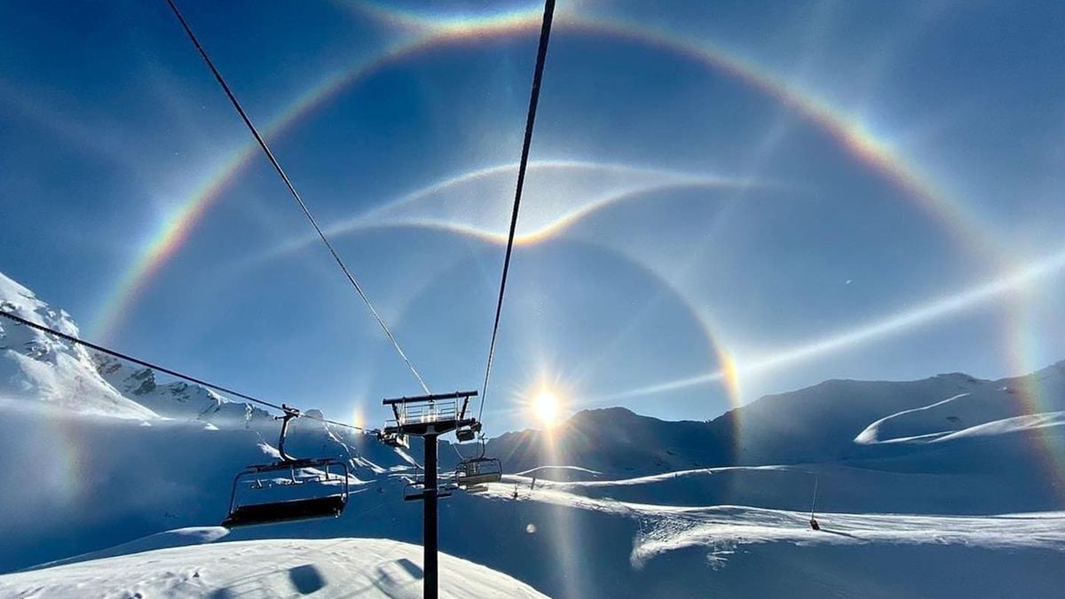 Над Швейцарією утворився алмазний пил: кадри рідкісного атмосферного явища