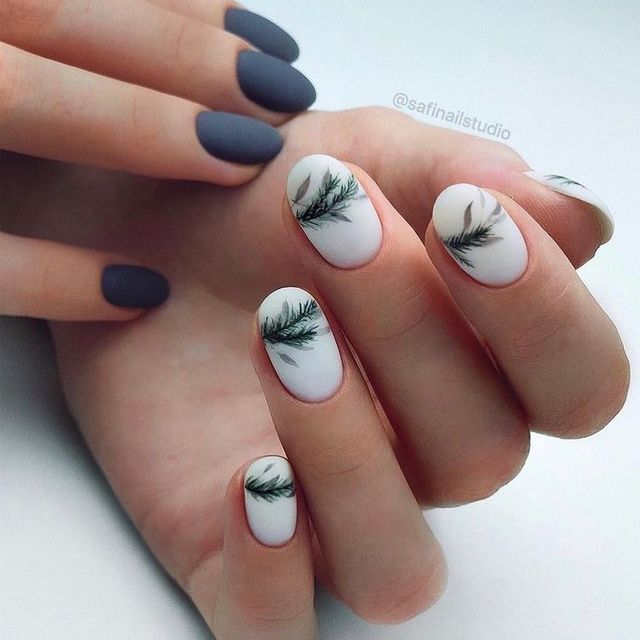 Манікюр на Новий рік 2021: 50 красивих ідей нігтів у фото - фото 439381