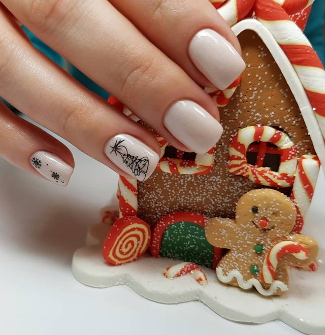 Манікюр на Новий рік 2021: 50 красивих ідей нігтів у фото - фото 439384