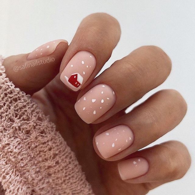 Манікюр на Новий рік 2021: 50 красивих ідей нігтів у фото - фото 439414