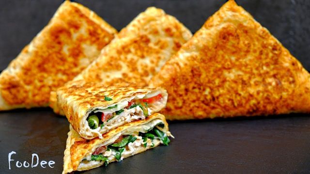 Ідеально на сніданок: рецепт яєчних конвертиків з сиром і шинкою - фото 439450