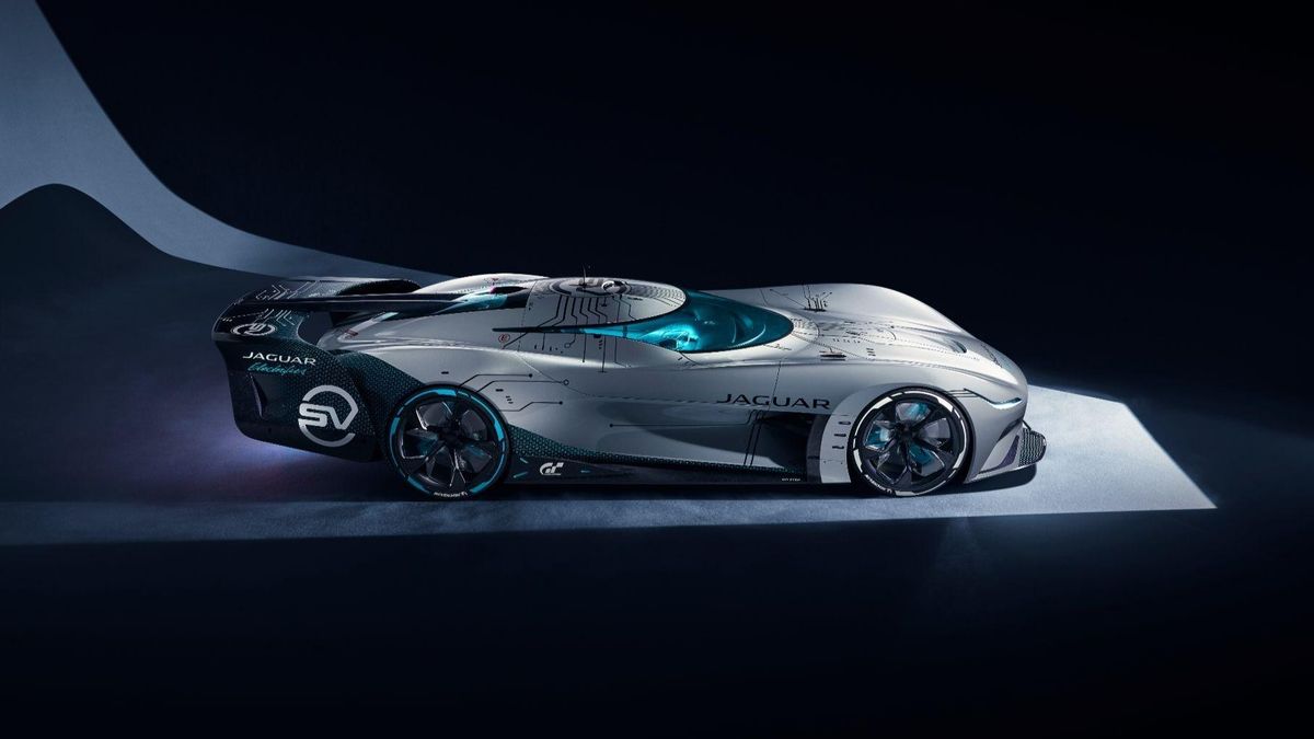 Jaguar Vision GT SV зроблений для гри Gran Turismo - фото 1