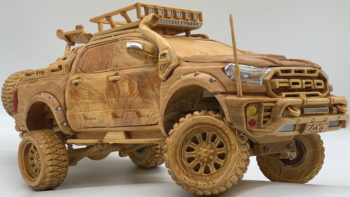 Дерев'яний Ford Raptor продають за 2 тисячі доларів - фото 1