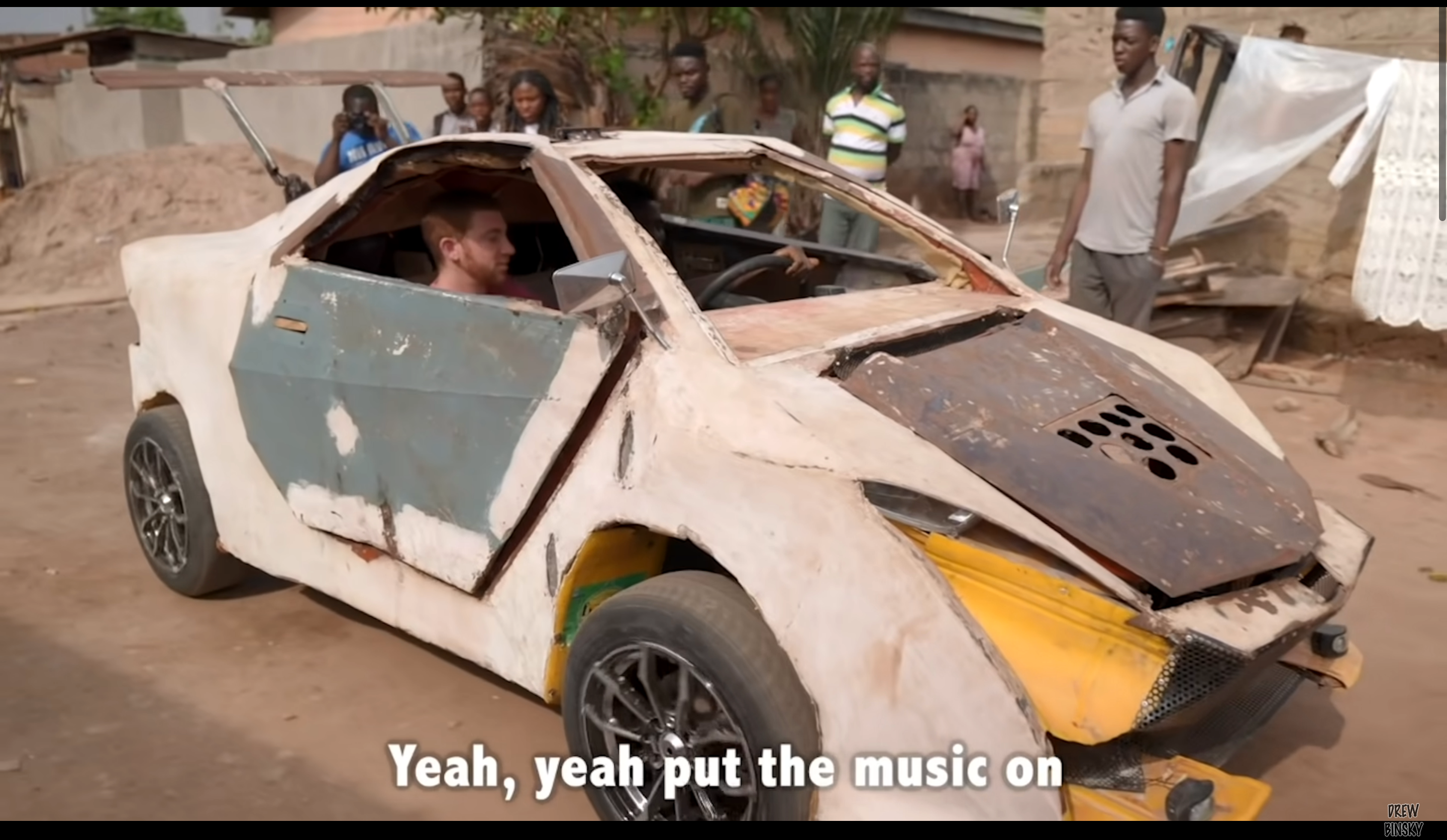 Африканський підліток побудував авто за 200 доларів: дивіться, що з того вийшло