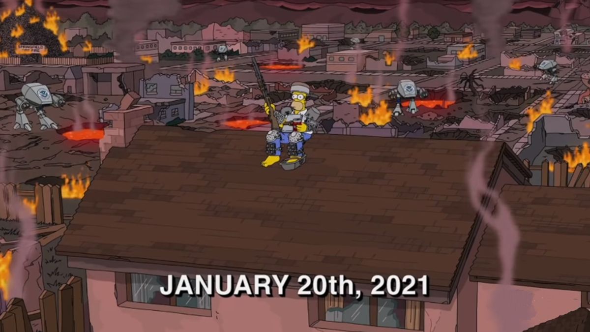 Сімпсони знову передбачили протести у США: кадри заворушень з мультфільму - фото 1