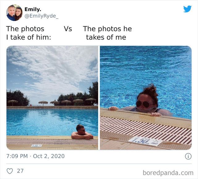 Як фотографують хлопці та дівчата: епічні порівняння, які змусять сміятись - фото 442252