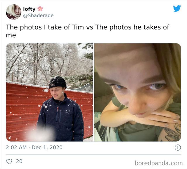 Як фотографують хлопці та дівчата: епічні порівняння, які змусять сміятись - фото 442255