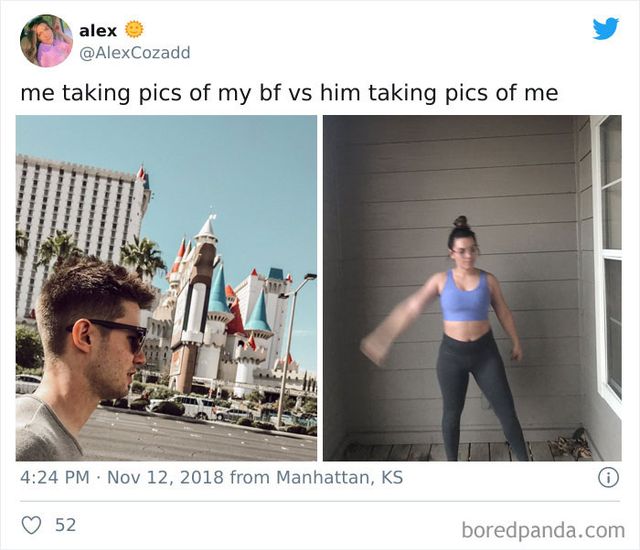 Як фотографують хлопці та дівчата: епічні порівняння, які змусять сміятись - фото 442260