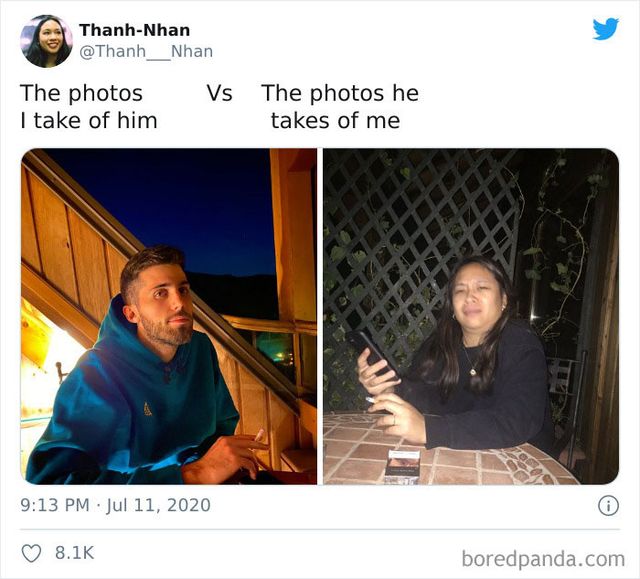 Як фотографують хлопці та дівчата: епічні порівняння, які змусять сміятись - фото 442262