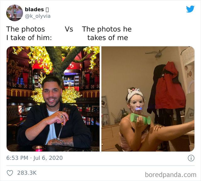 Як фотографують хлопці та дівчата: епічні порівняння, які змусять сміятись - фото 442265