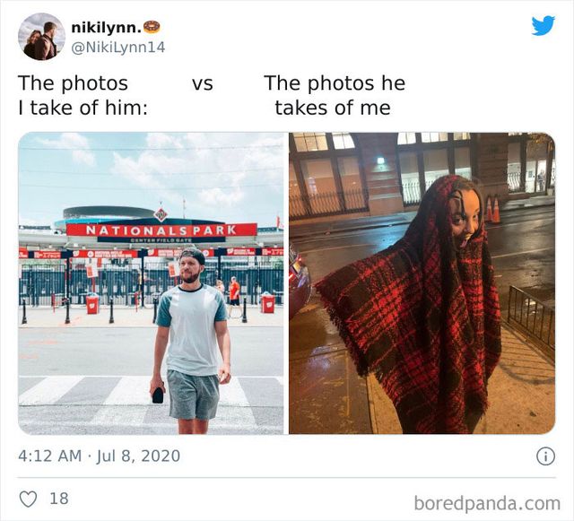 Як фотографують хлопці та дівчата: епічні порівняння, які змусять сміятись - фото 442268