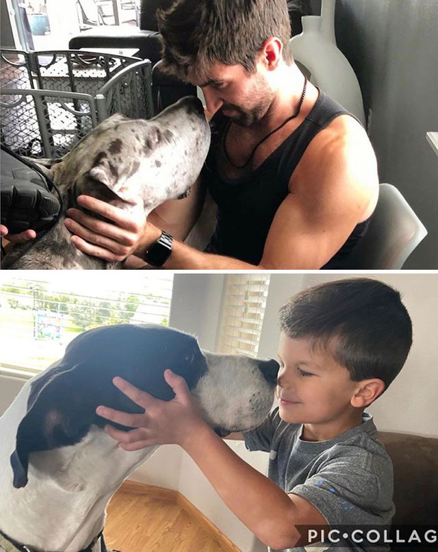 Маленький племінник відтворює фото дядька-моделі: кумедні кадри - фото 442424