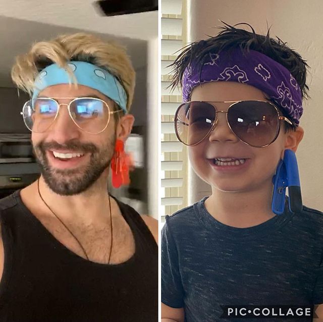 Маленький племінник відтворює фото дядька-моделі: кумедні кадри - фото 442435